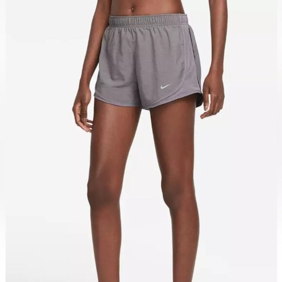 Nike NEW Tempo Dri Fit Lightweight Shorts Mesh Side Stretch Pocket Run Gray XS - Picture 1 of 16